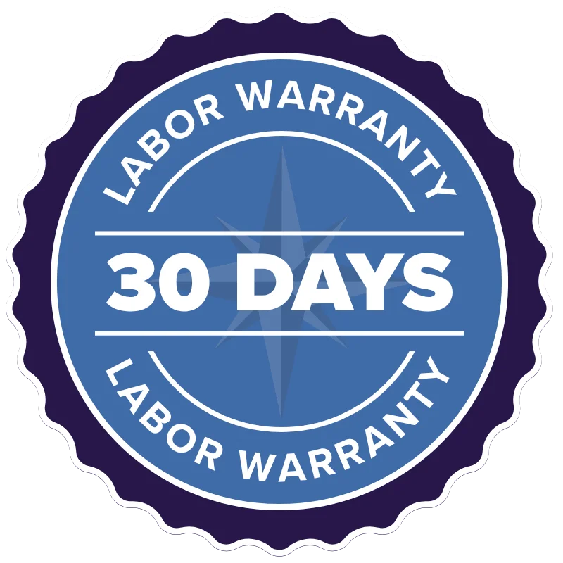 30 Days Labor Warranty